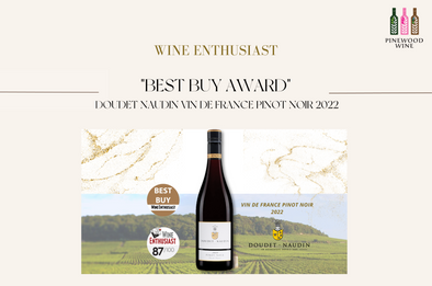 【News】"Best Buy Award" Doudet Naudin Vin De France Pinot Noir 2022