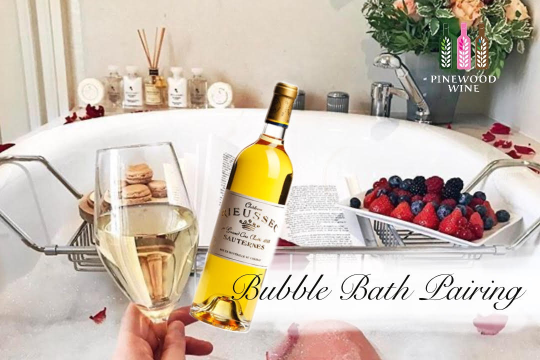 【分享】Bubble Bath & Wine Pairing! Pinewood Wine