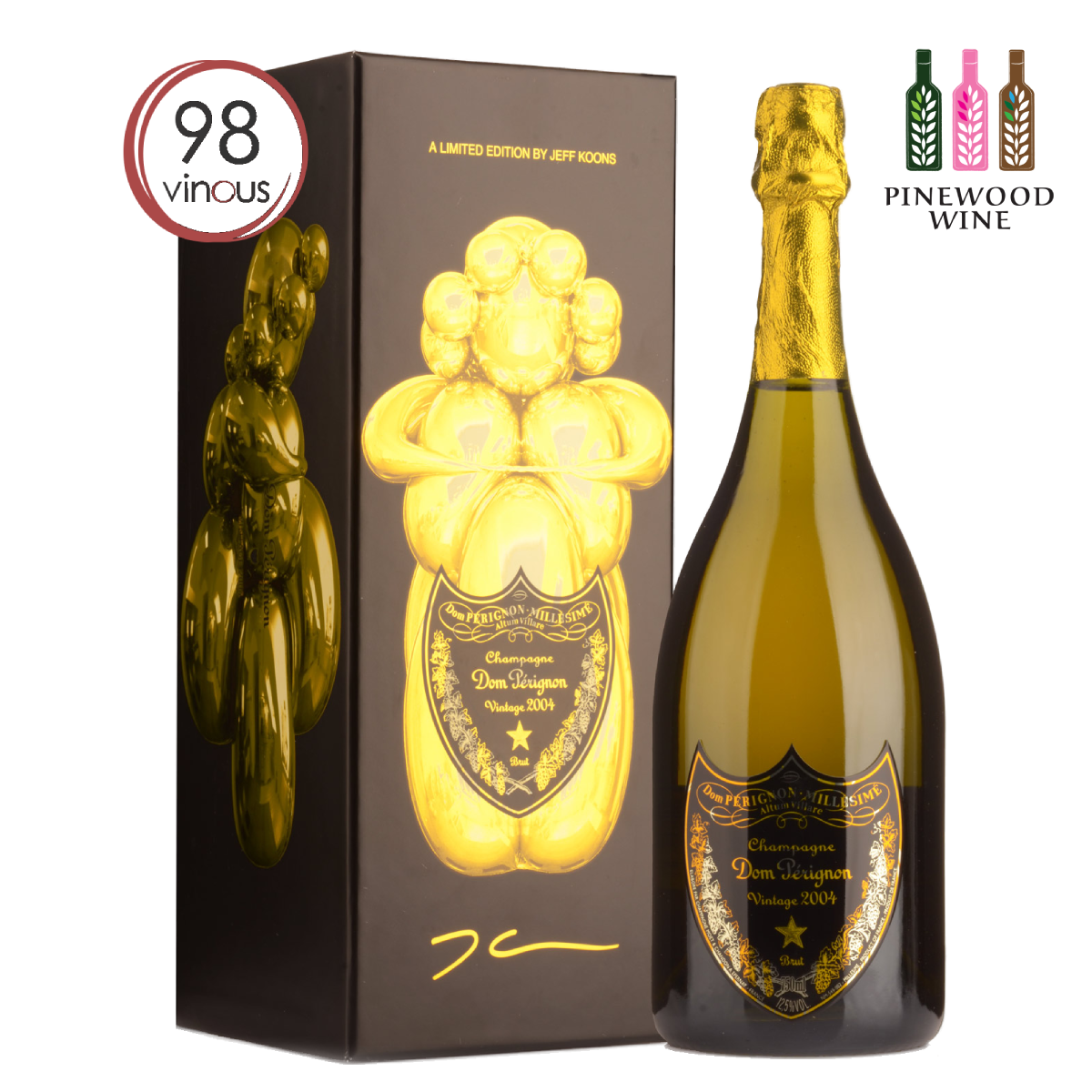 Dom Perignon Brut 2004 (Jeff Koons Limited Edition) 750ml Dom Perignon Brut 2004 (Jeff Koons Limited Edition) 750ml