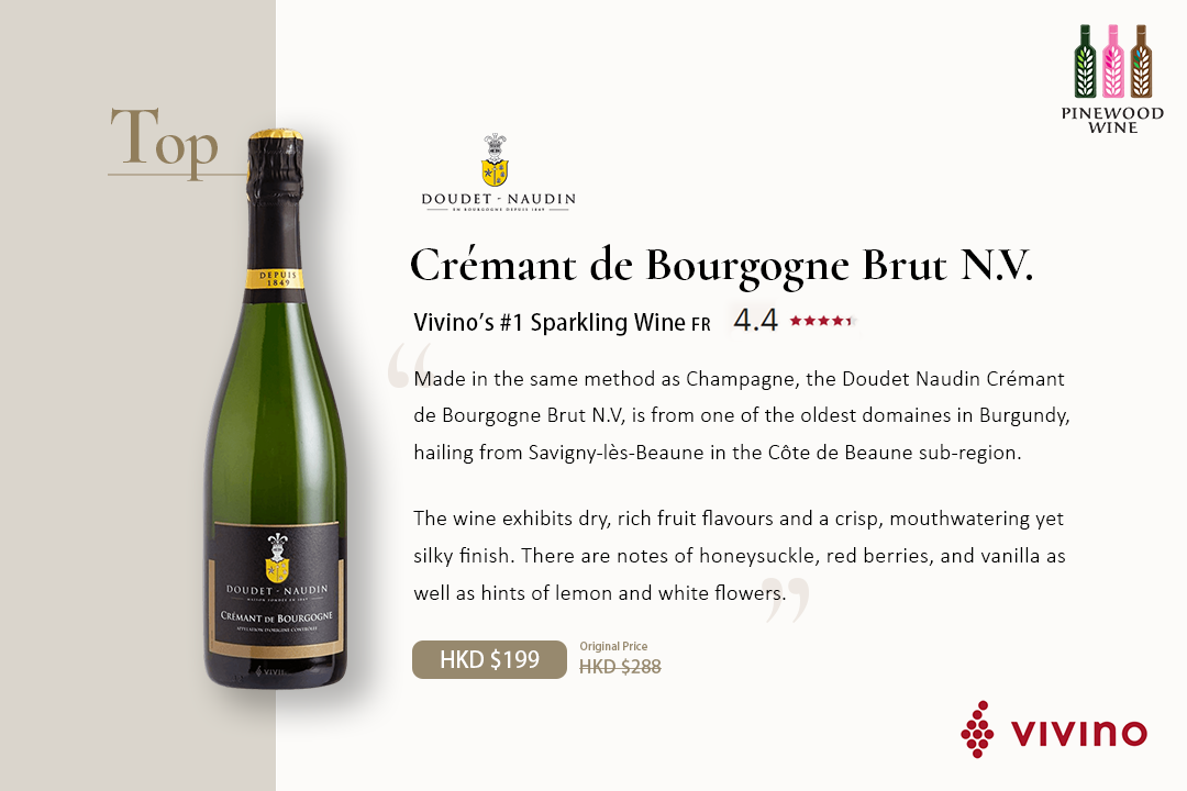 【Top Rating】No.1 French sparkling wine by Vivino