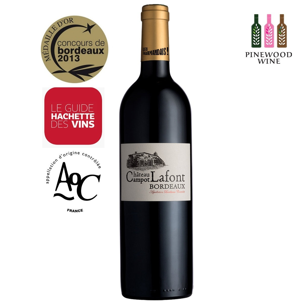 Chateau Campot Lafont, AOC Bordeaux 2023, 750ml