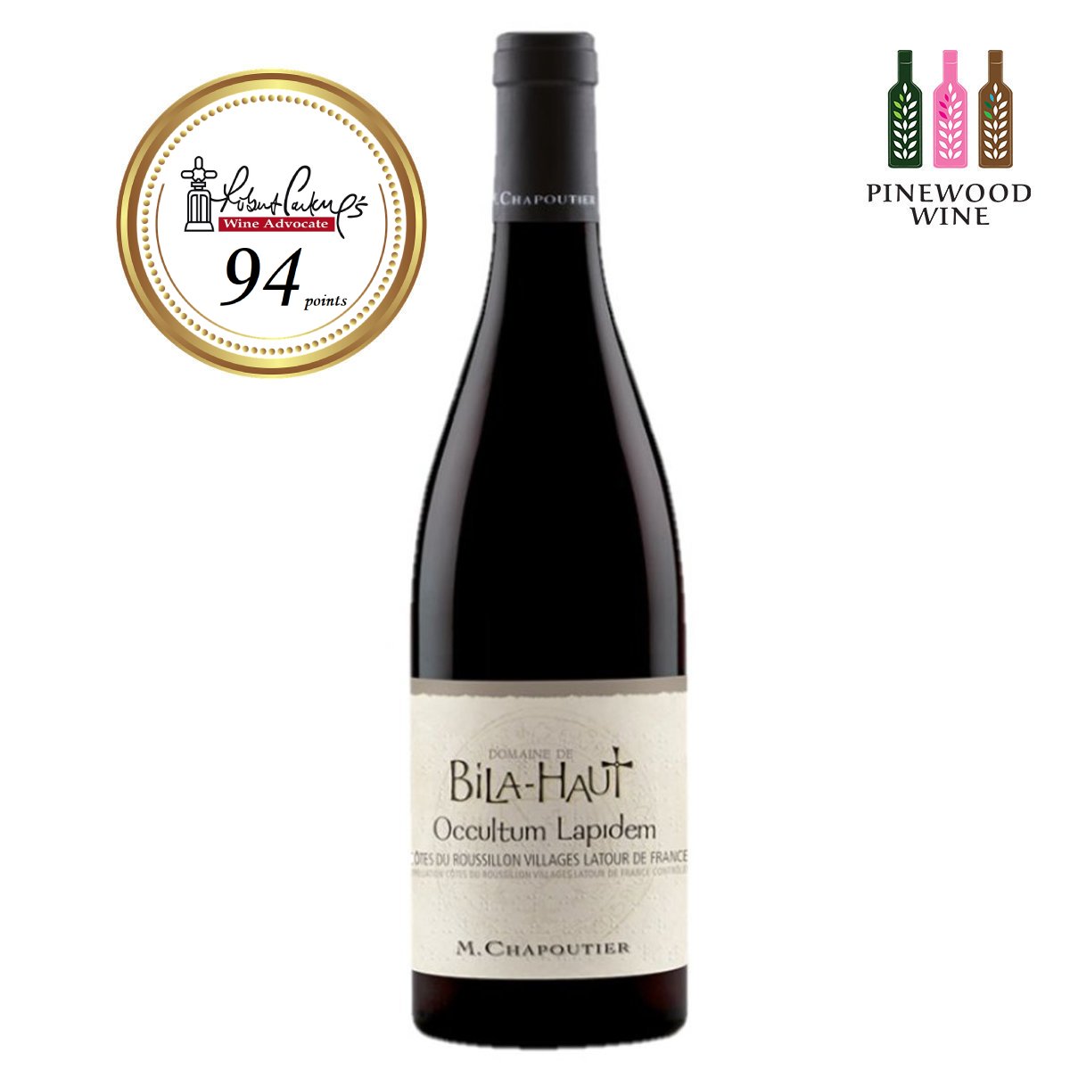 M. Chapoutier - Bila-Haut - Occultum Lapidem，Cotes du Roussillon，2013 年，750 毫升