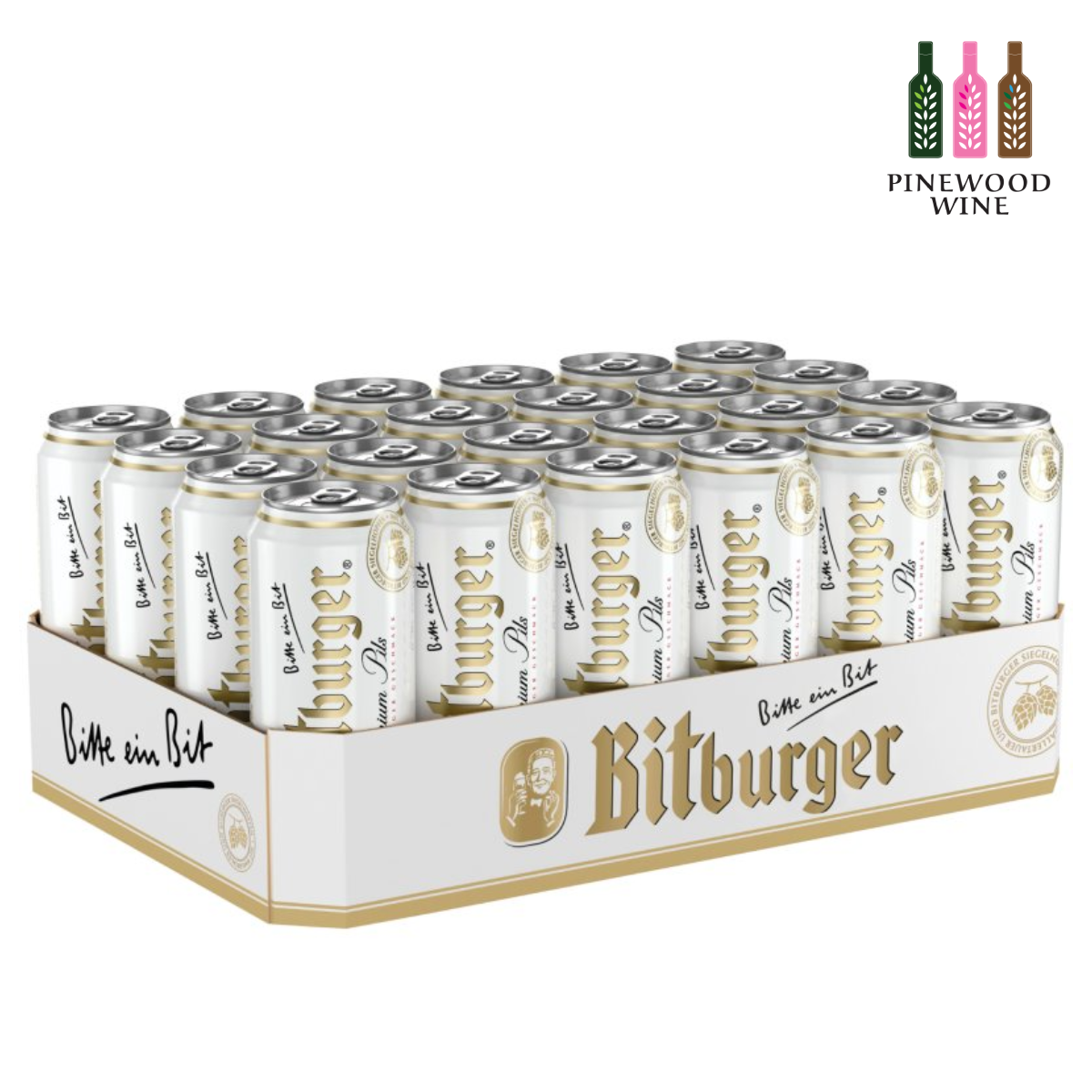 Bitburger Pilsner Beer 500ml Can x 24/cs