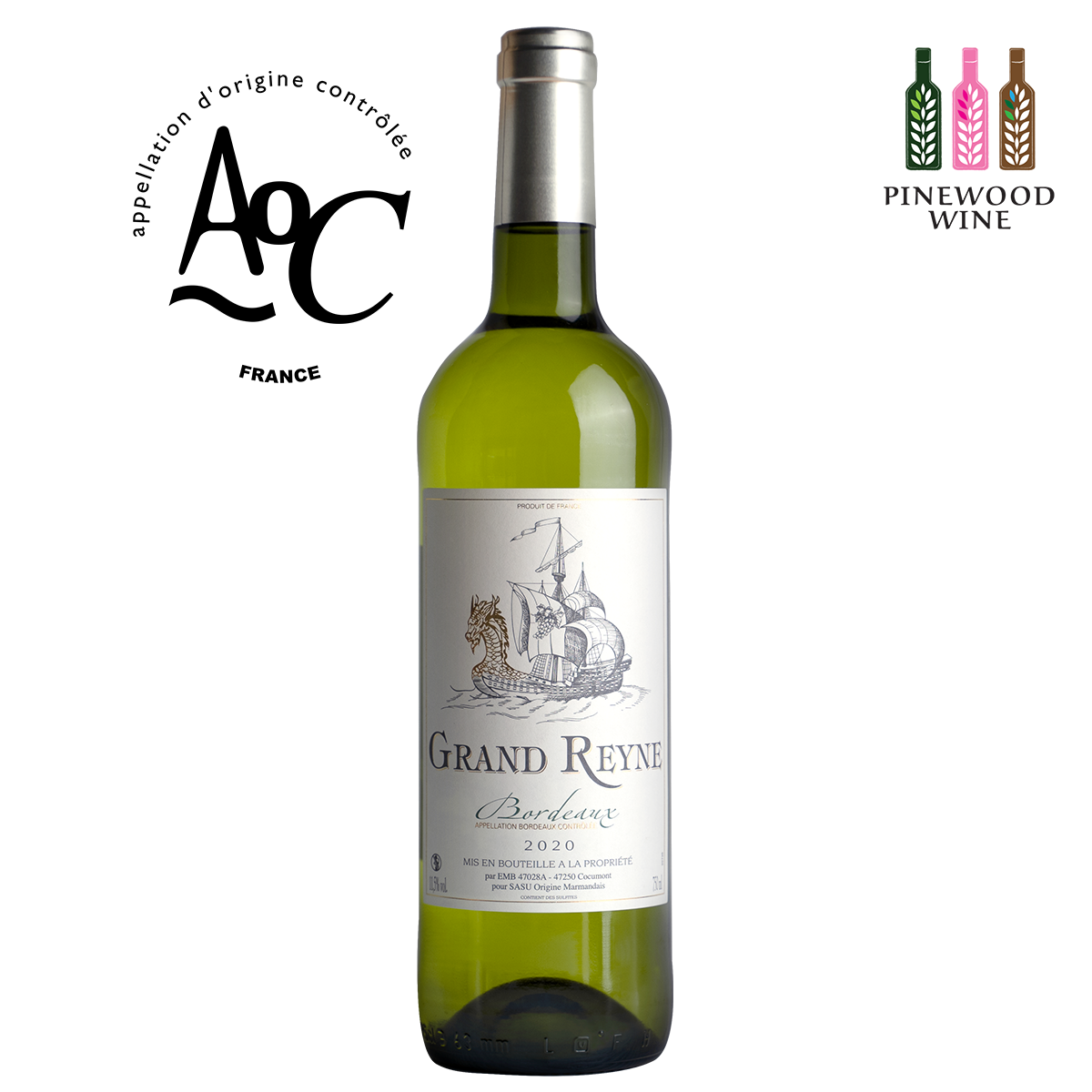[2026 Mid-Autumn] Cuisine Cuisine "Egg Custard Mini Mooncakes" x "Grand Reyne, AOC Bordeaux Blanc" Voucher 國金軒「金沙奶皇迷你月餅」 x「法國波爾多AOC酒莊金龍船白酒」禮券