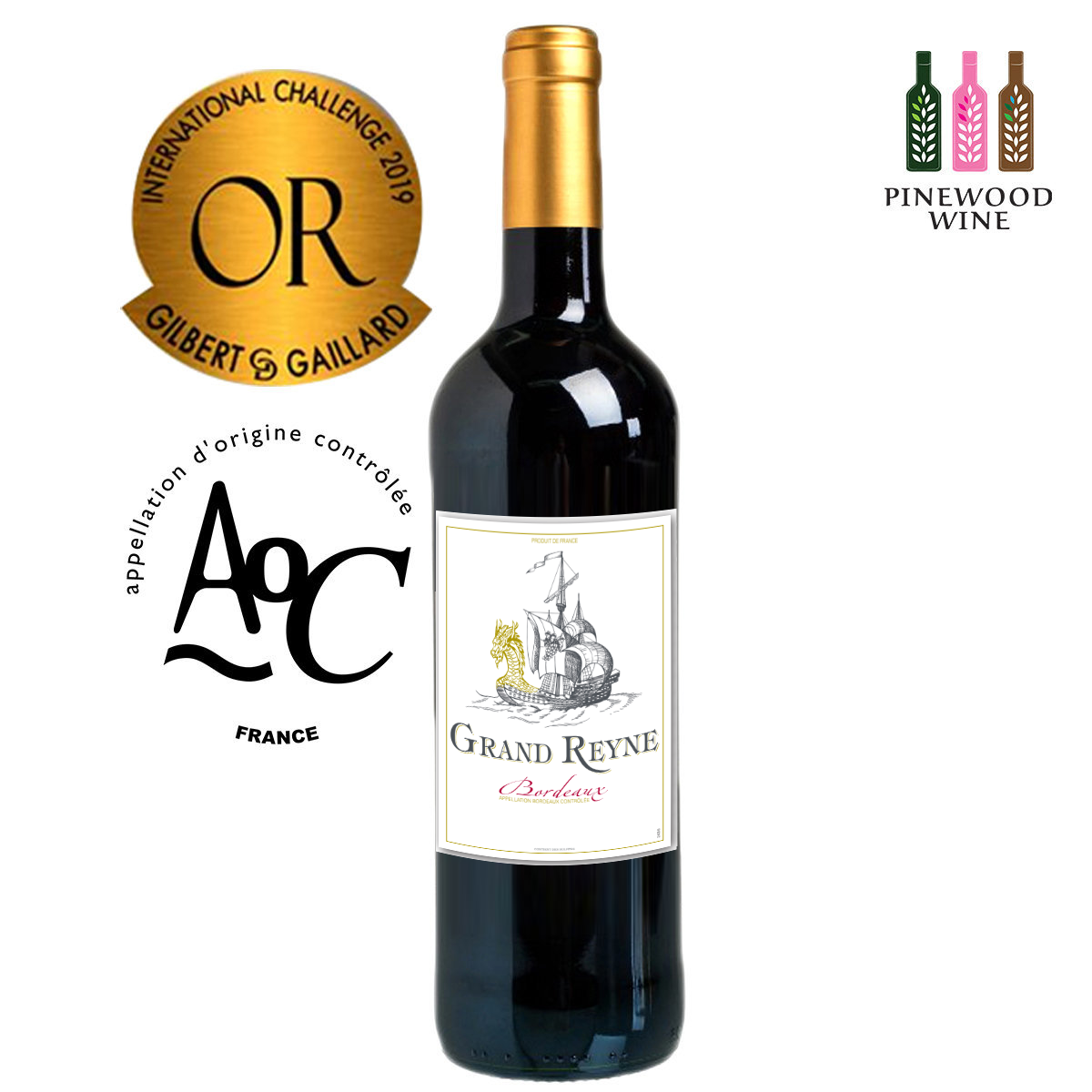 Grand Reyne, AOC Bordeaux, 2023, 750ml