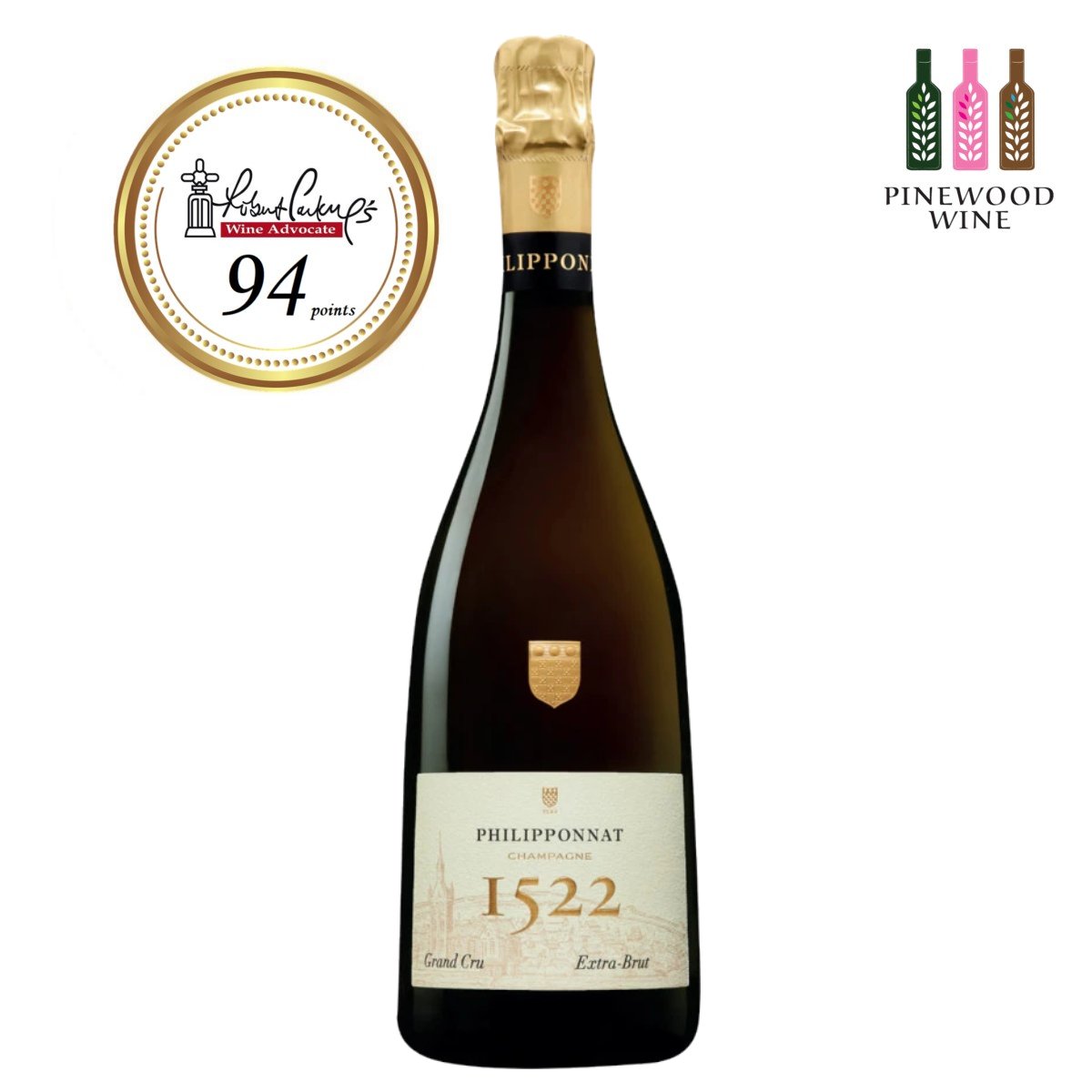 Philipponnat Cuvee 1522 Grand Cru Extra Brut Champagne, 2008, 750ml