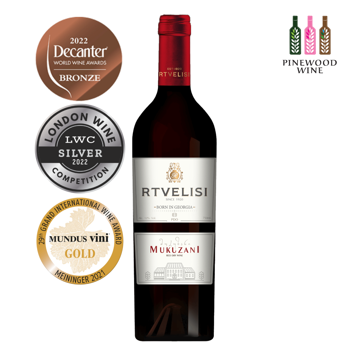 Rtvelisi Mukuzani Saperavi - Dry Red 2023