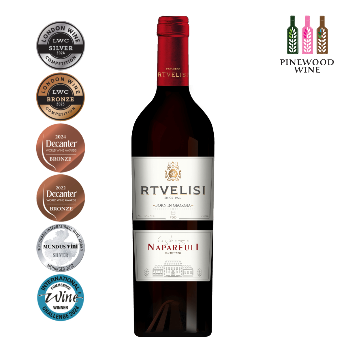 ﻿Rtvelisi Napareuli Saperavi - Dry Red 2024