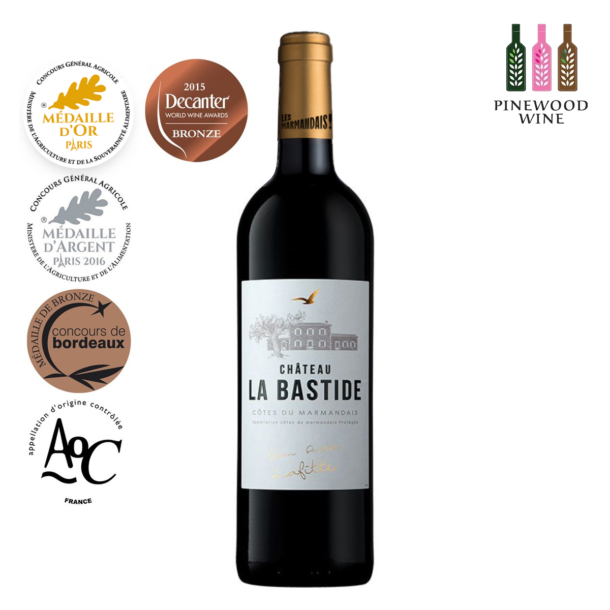 巴斯蒂德城堡 紅酒 2020, 750ml