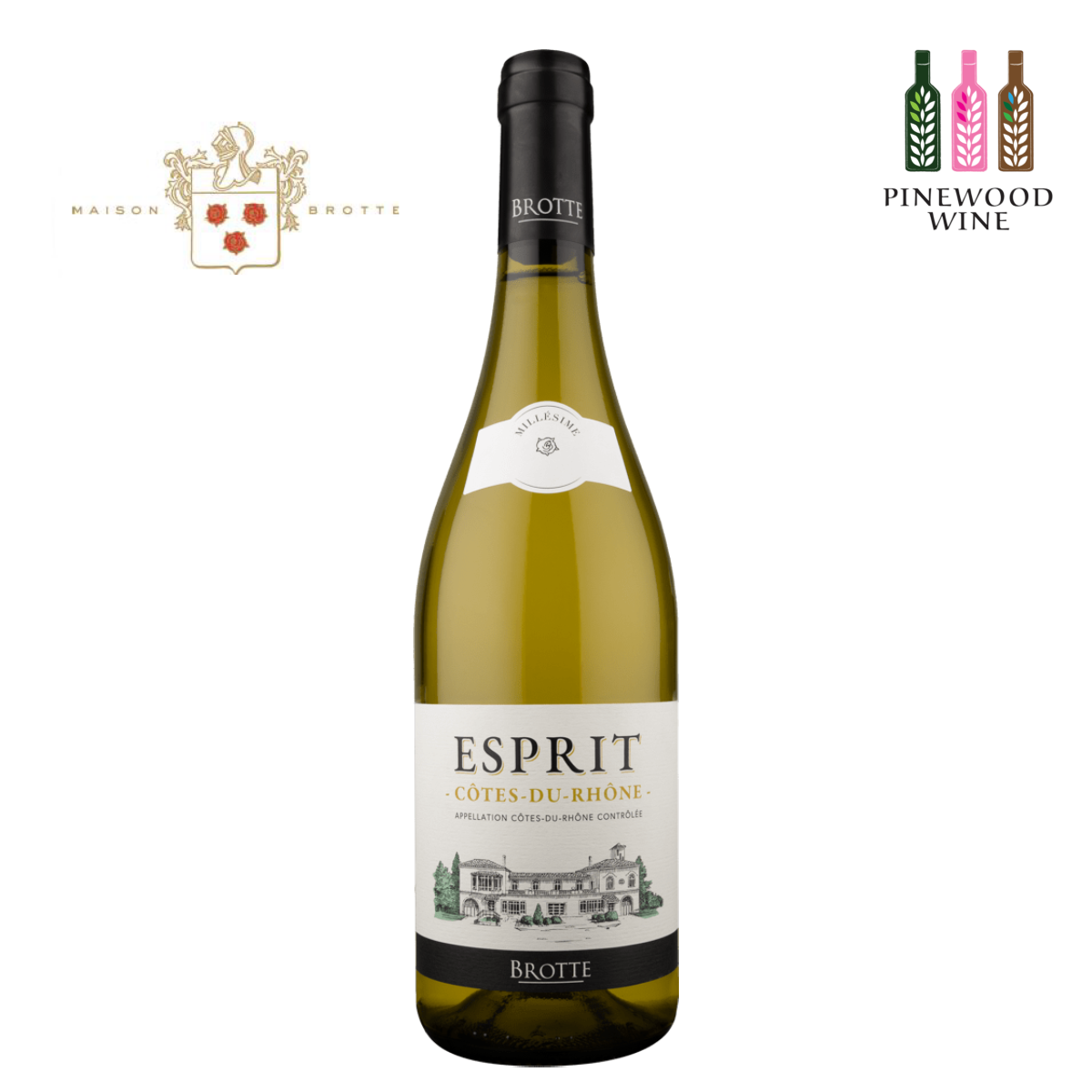 Brotte - Esprit, AOC Cotes du Rhone, Blanc 2023, 750ml