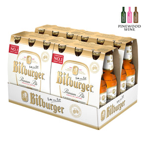 Bitburger Premium Pilsner 330ml Bottle x 24/cs - Pinewood Wine