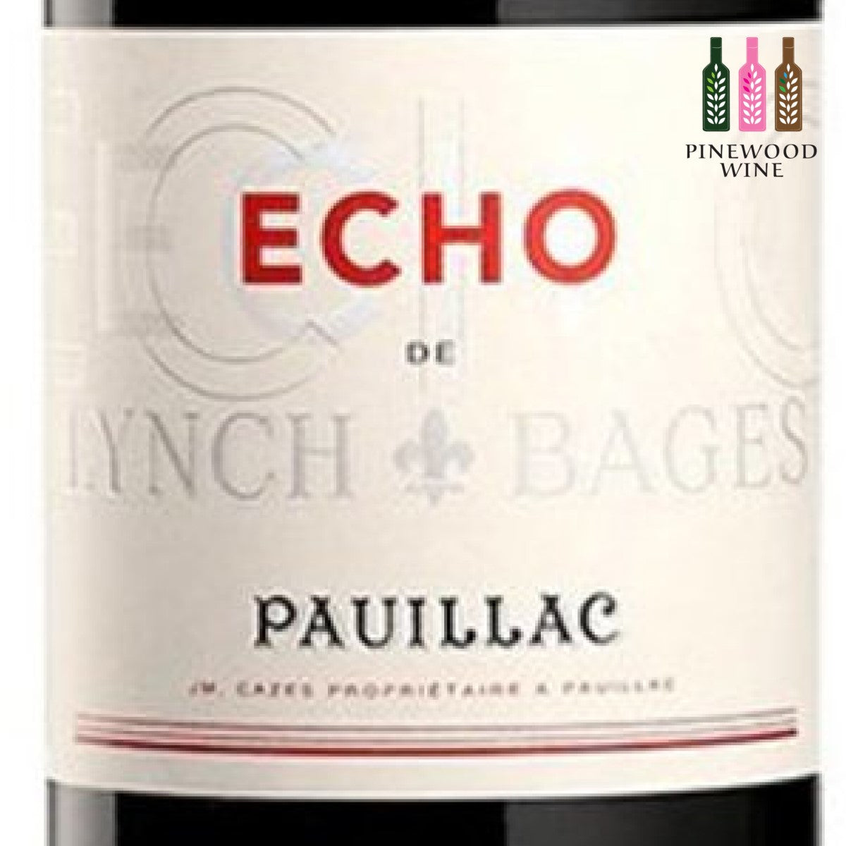 Echo de Lynch Bages, Pauillac 5eme Cru 2nd Wine, 2014, 750ml - Pinewood Wine
