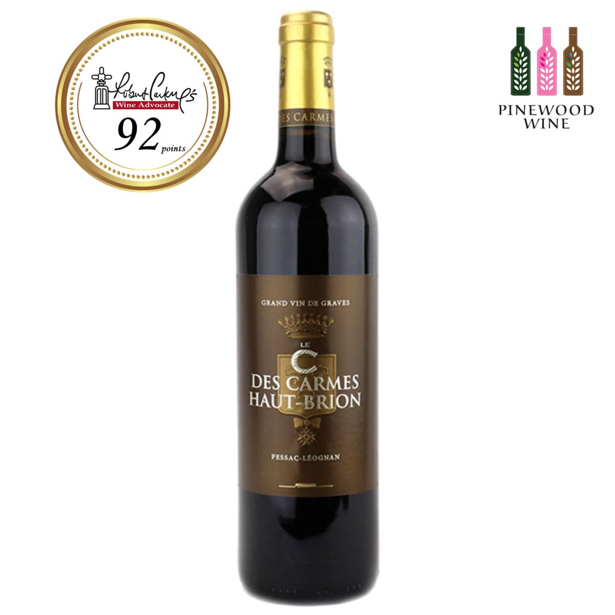 Chateau Les Carmes Haut-Brion - C Des Carmes Haut Brion, Pessac Leognan, 2016, 750ml - Pinewood Wine