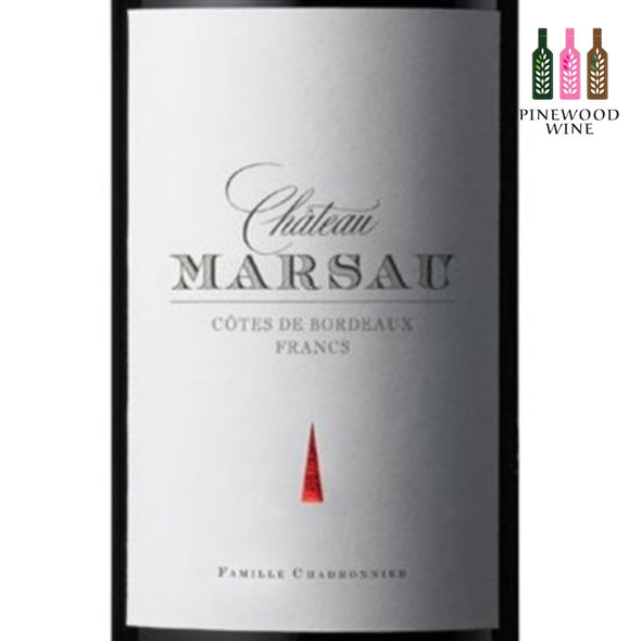 Chateau Marsau, Francs Cotes de Bordeaux, 2014, 750ml - Pinewood Wine