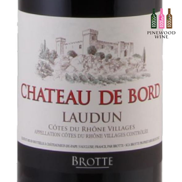 Brotte - Chateau de Bord Laudun, AOC Cotes du Rhone Villages, 2019, 750ml
