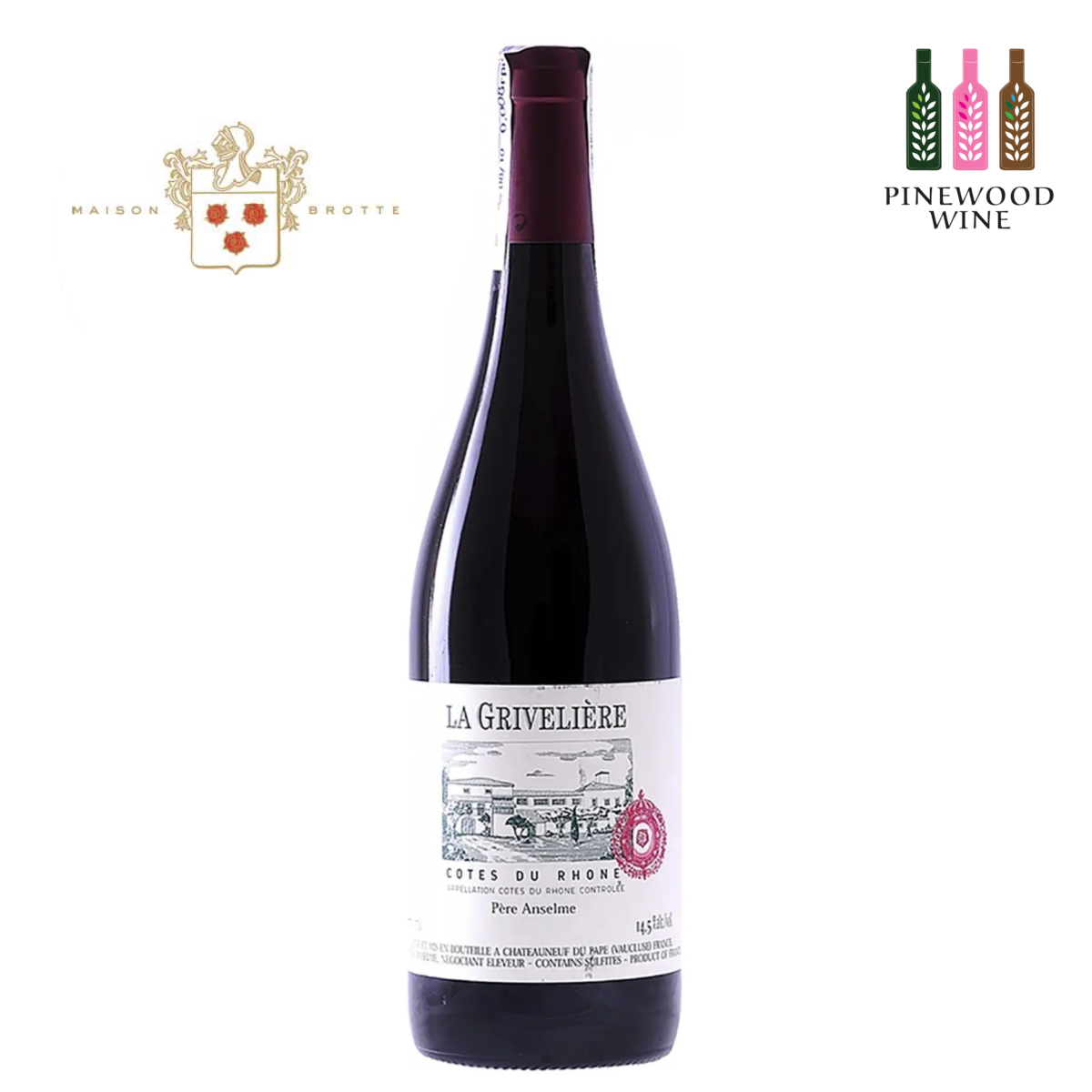 Brotte - La Griveliere, AOP Cotes du Rhone, 2019, 750ml