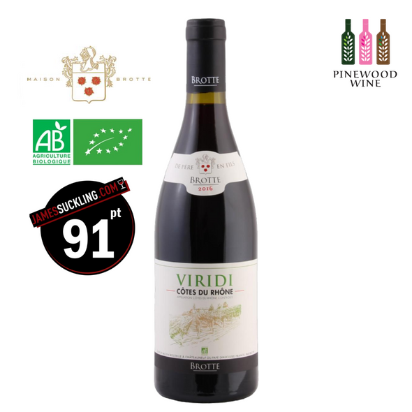 Brotte - Viridi, AOC Cotes du Rhone, 2018 (Organic), 750ml