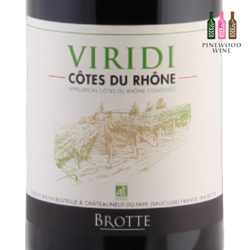 Brotte - Viridi，羅納河谷 AOC，2018 年（有機），750 毫升