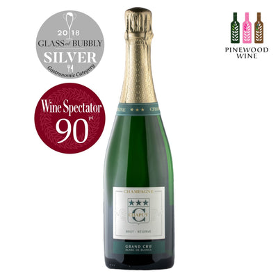 Chapuy Brut Reserve, Blanc de Blancs, Grand Cru NV 750ml