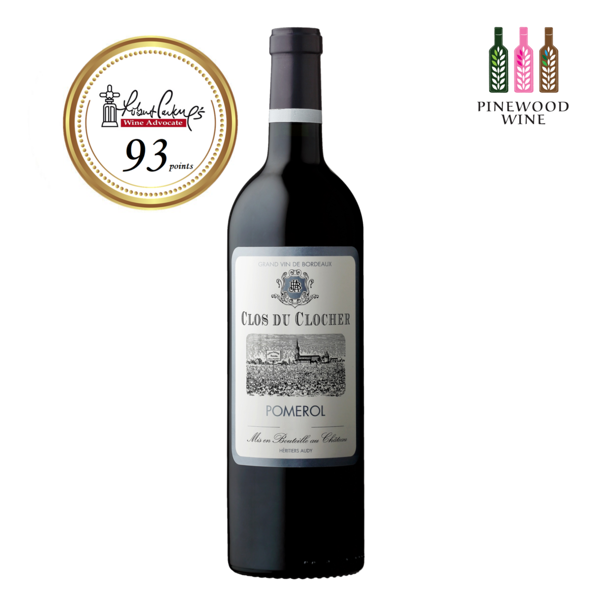 Clos du Clocher, Pomerol, 2015, 750ml