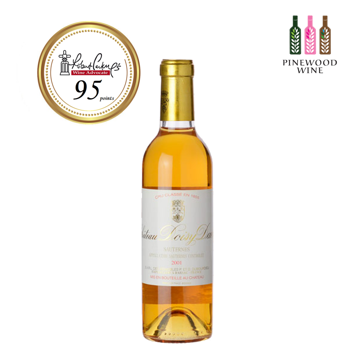 多伊西達恩酒莊 (Chateau Doisy Daene)，蘇玳葡萄酒，2001 年，375 毫升