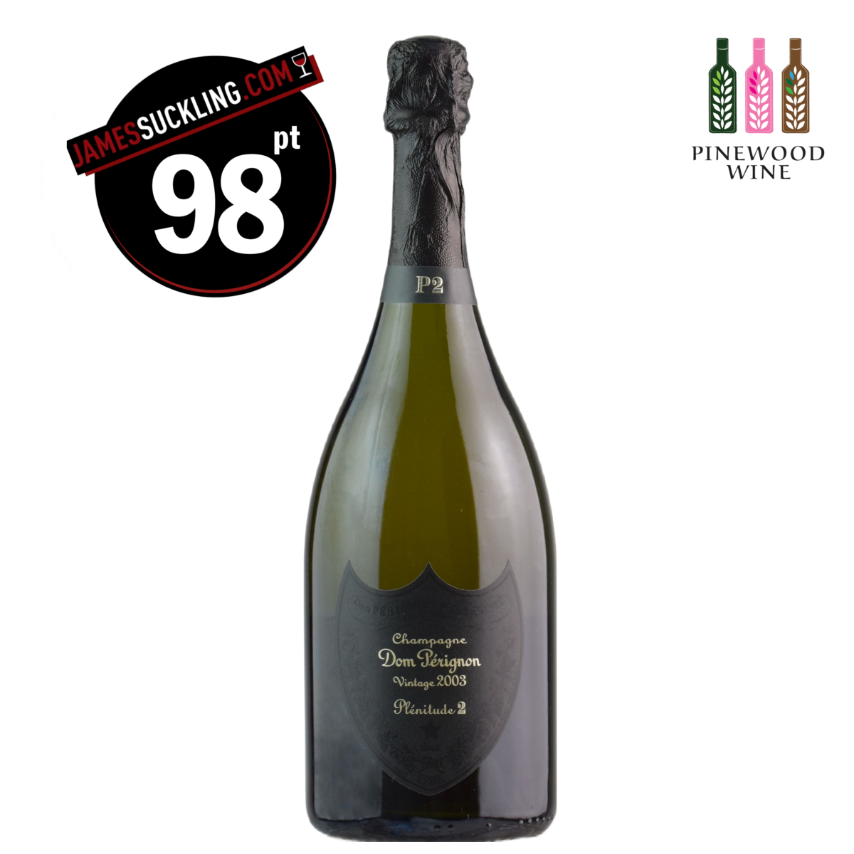 唐培裡儂 P2 乾型乾紅葡萄酒 2003 年，750 毫升