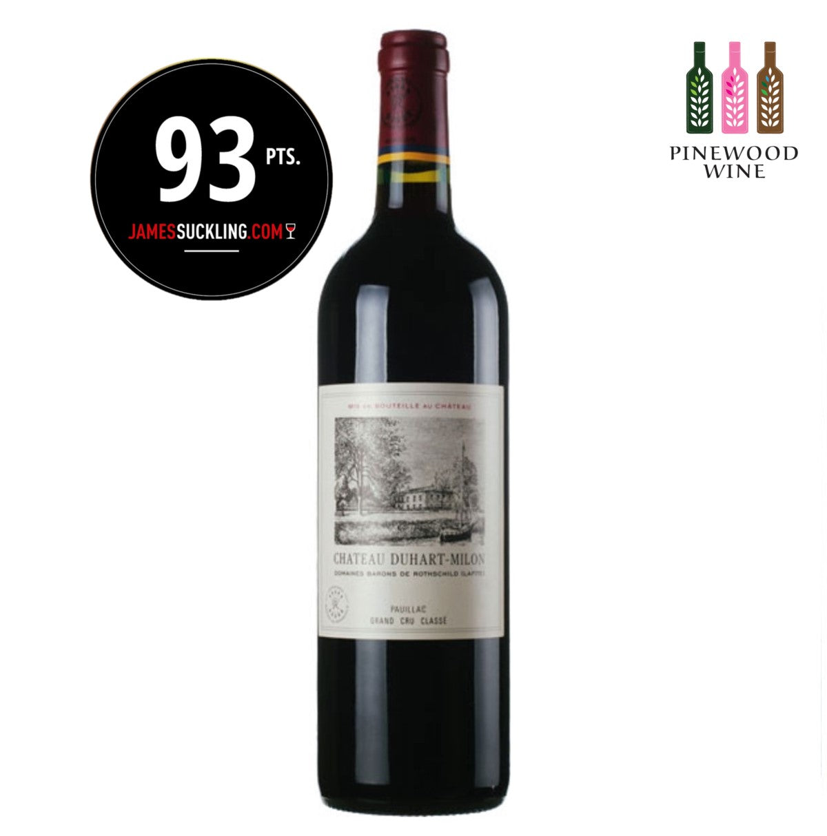 Chateau Duhart Milon, Pauillac 4eme Cru, 2014, 750ml - Pinewood Wine