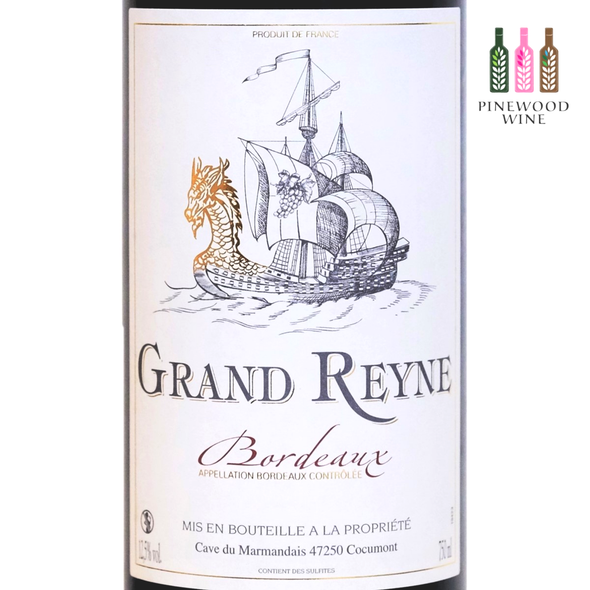 法國 波爾多金龍船 紅酒  2019, 375ml