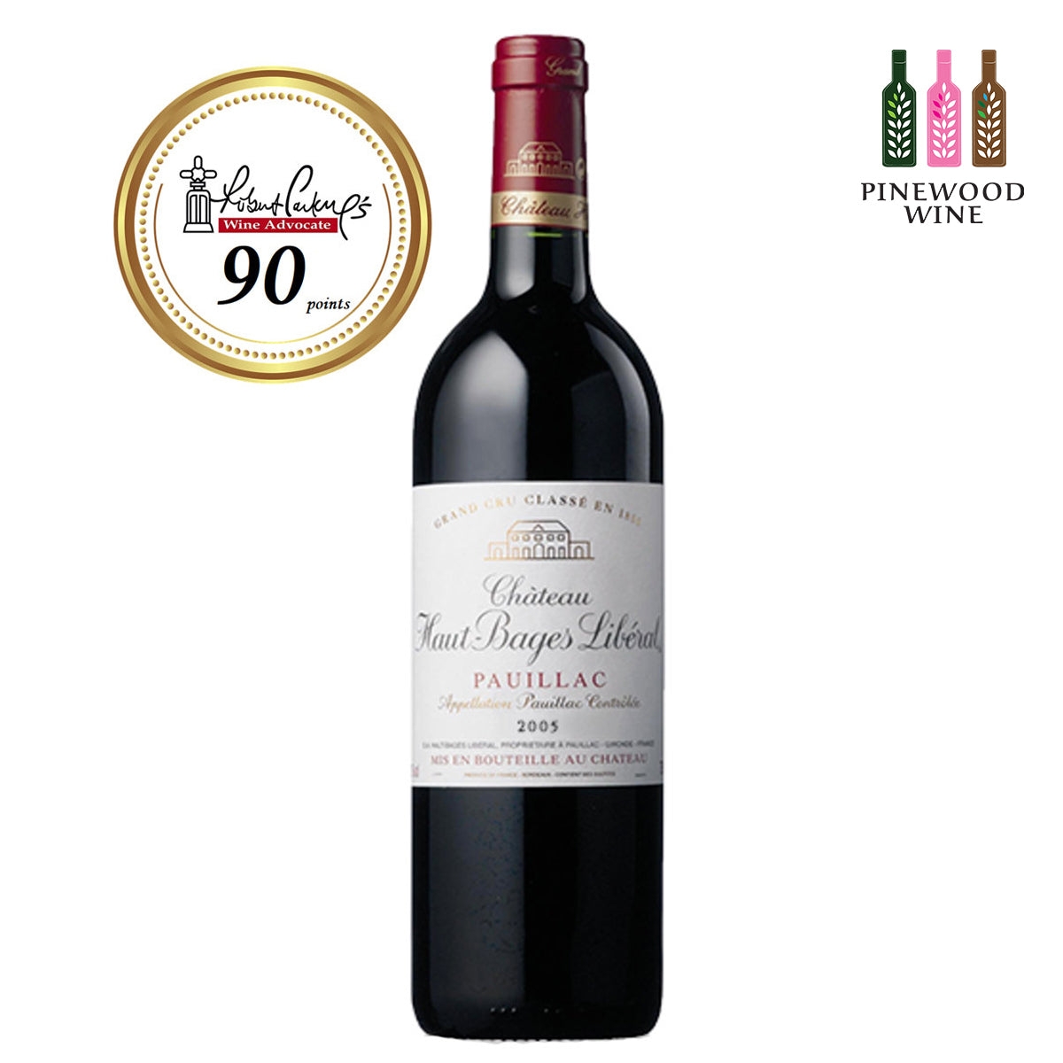Haut Bages Liberal Pauillac 5eme Cru 2005, 750ml - Pinewood Wine