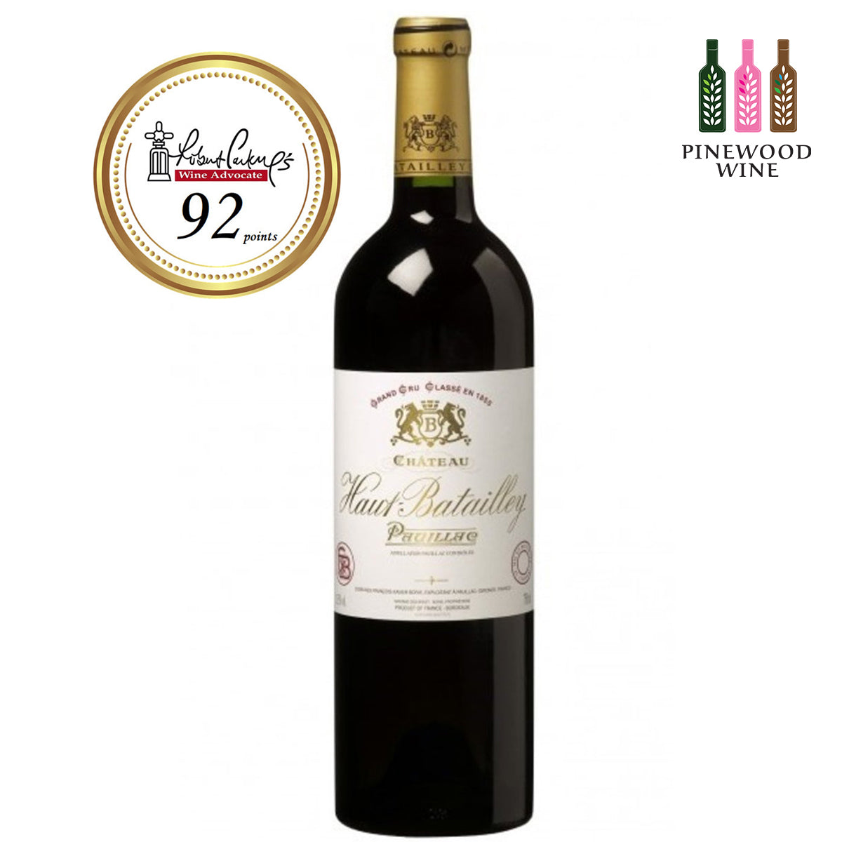 Chateau Haut Batailley, Pauillac 5ème Cru, 2009, 750ml - Pinewood Wine