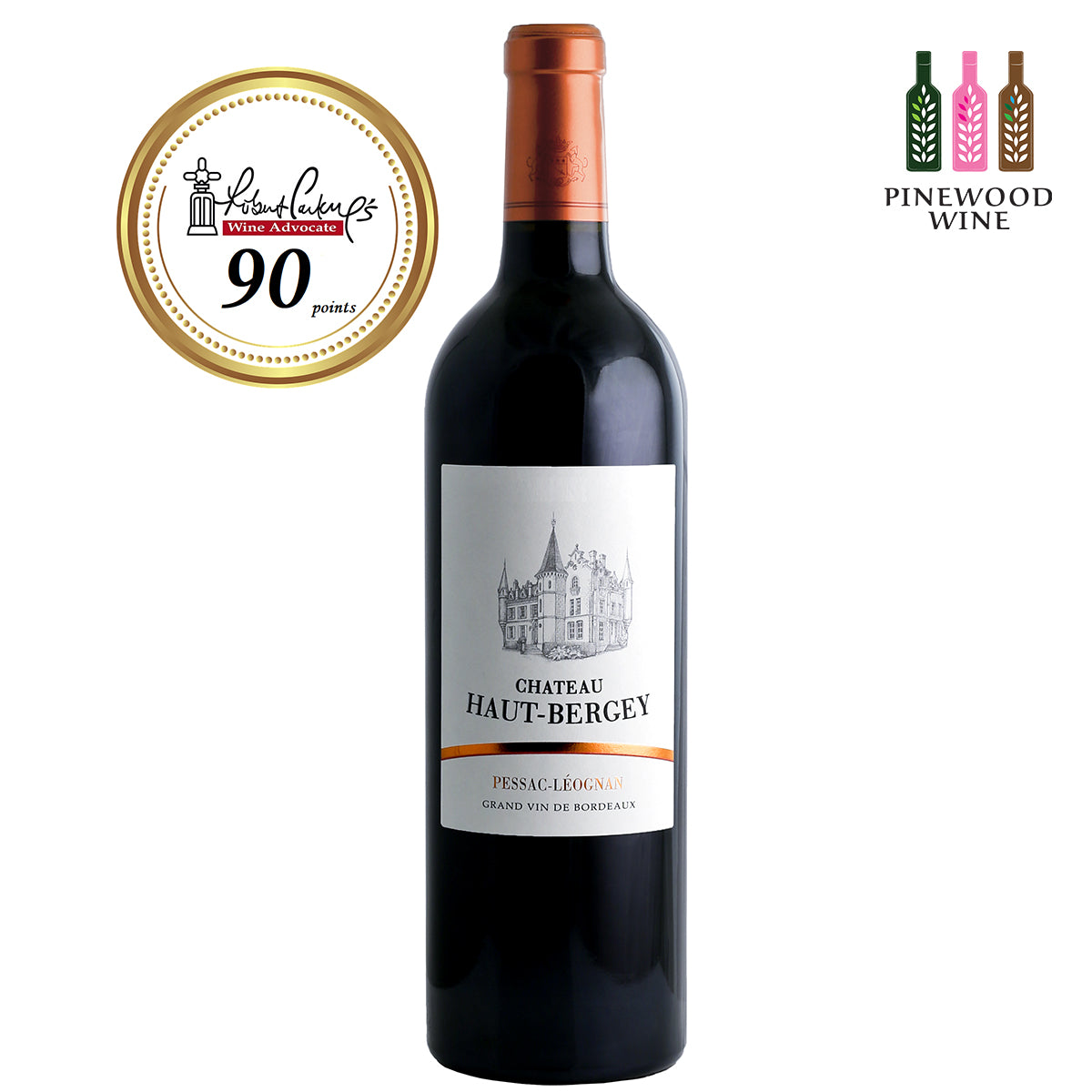 Chateau Haut Bergey, Pessac Leognan, 2005, 750ml - Pinewood Wine