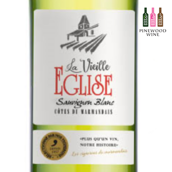 La Vieille Eglise Blanc, AOC Cotes du Marmandais, 2018, 750ml - Pinewood Wine