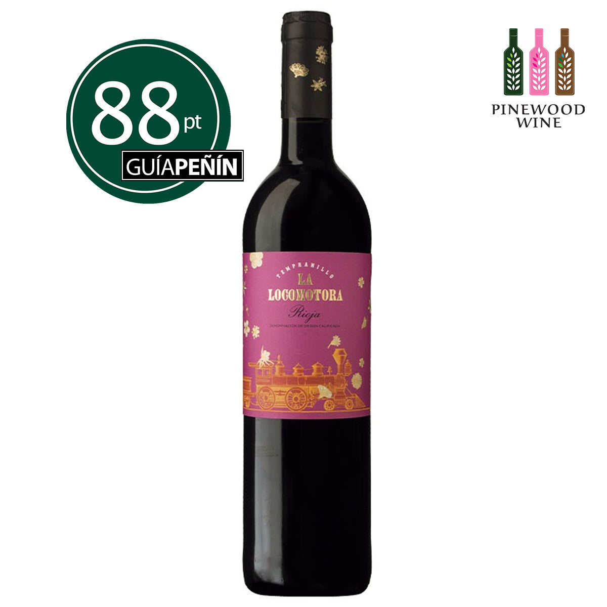 La Locomotora - Rioja Wine Experience Set, 4 X 750ml - Pinewood Wine