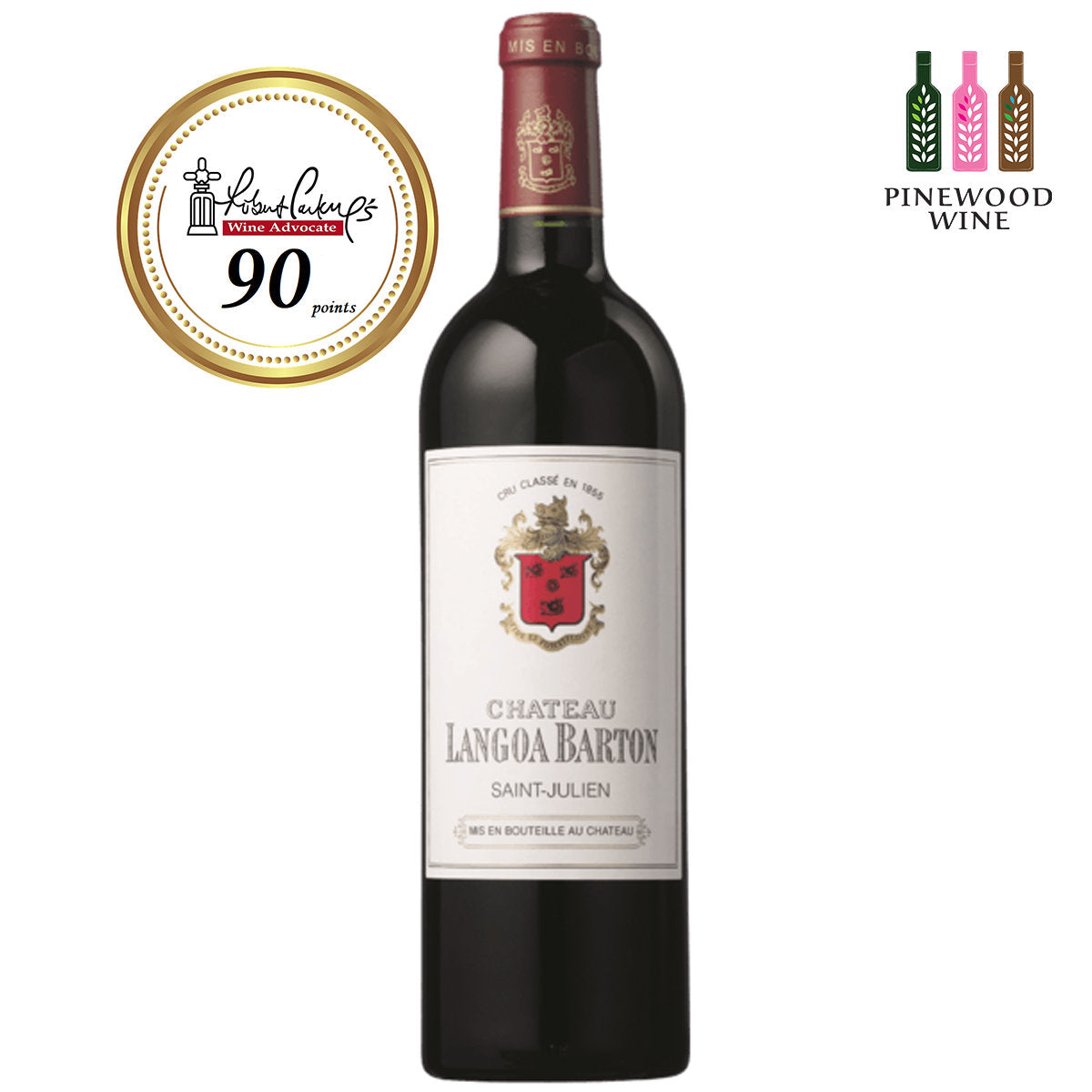 Chateau Langoa Barton, St Julien 2005 (OWC), RP 90 750ml - Pinewood Wine