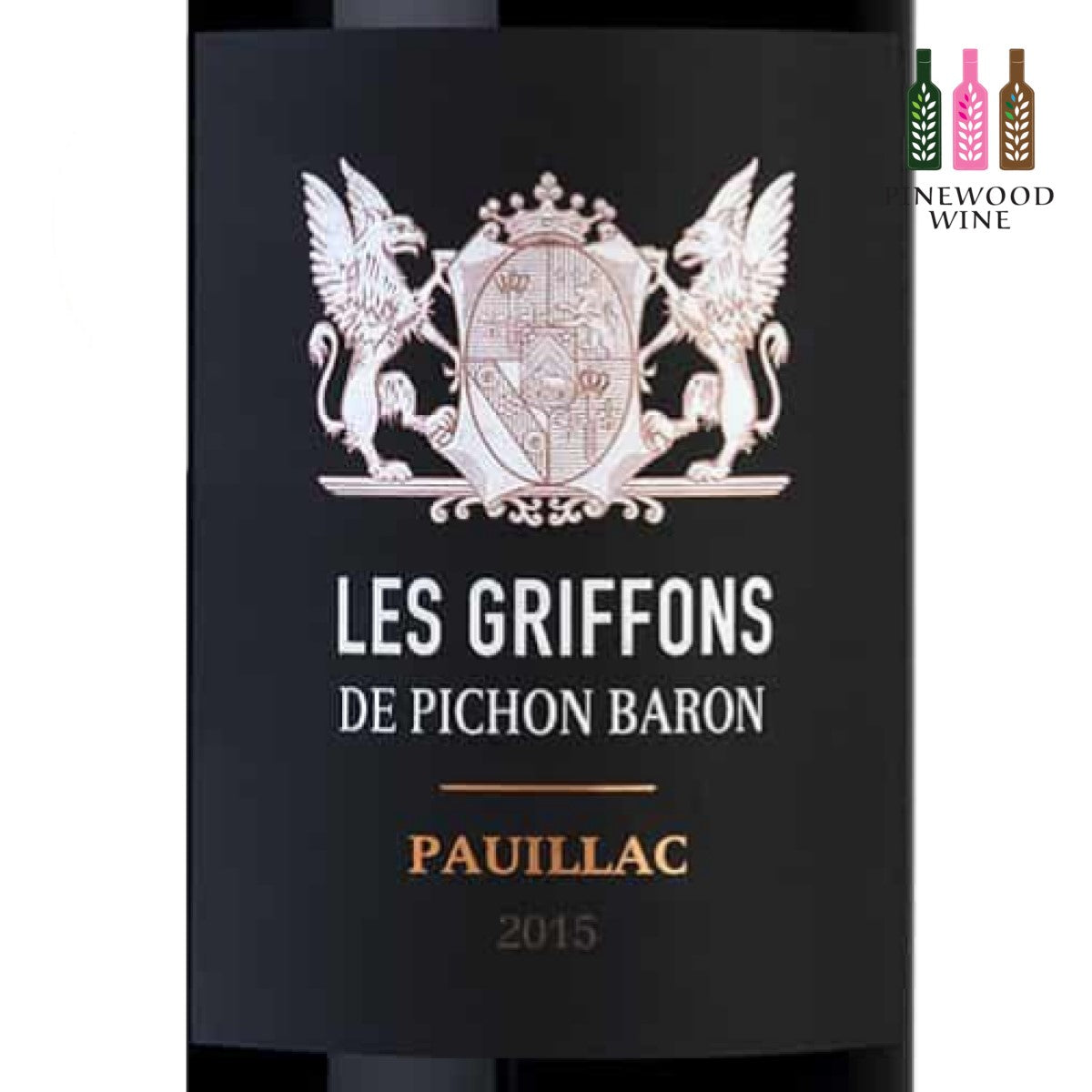 碧尚-朗格維爾城堡 - Les Griffons de Pichon Baron，波雅克 2eme Cru，2015 年，750 毫升