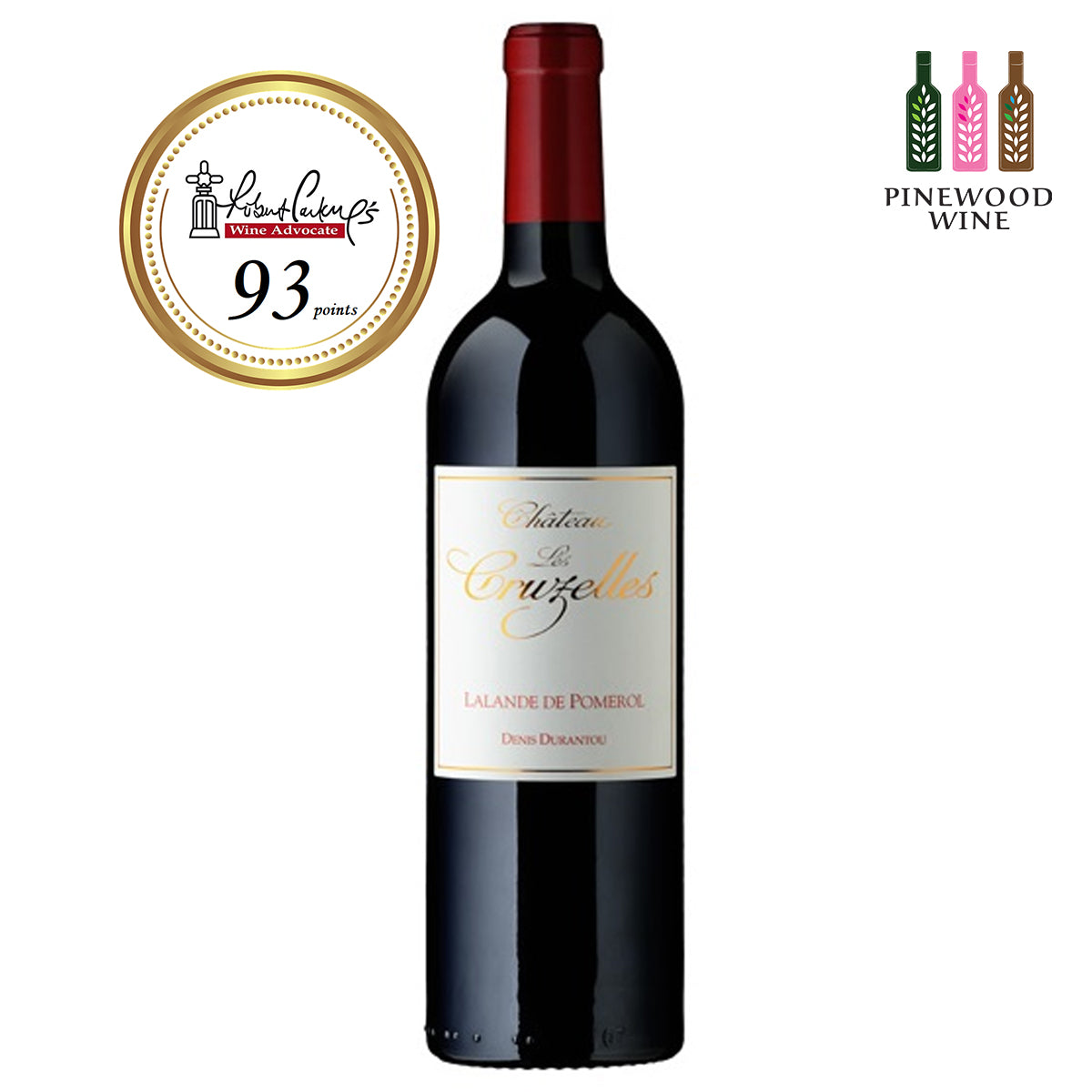 Les Cruzelles, Lalande de Pomerol 2015, NM 93 750ml - Pinewood Wine