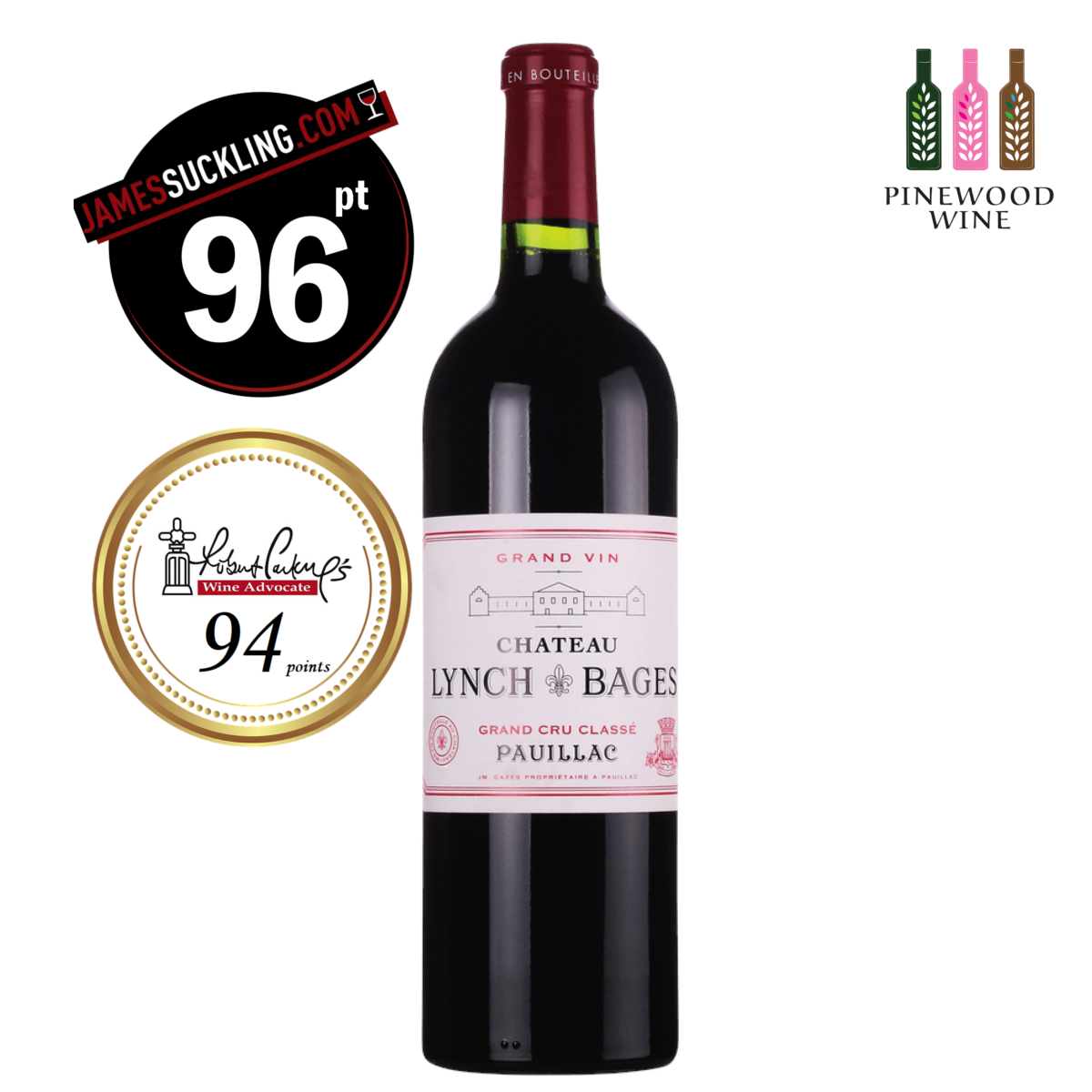 Lynch Bages，波雅克 5eme Cru，2014 年，750 毫升