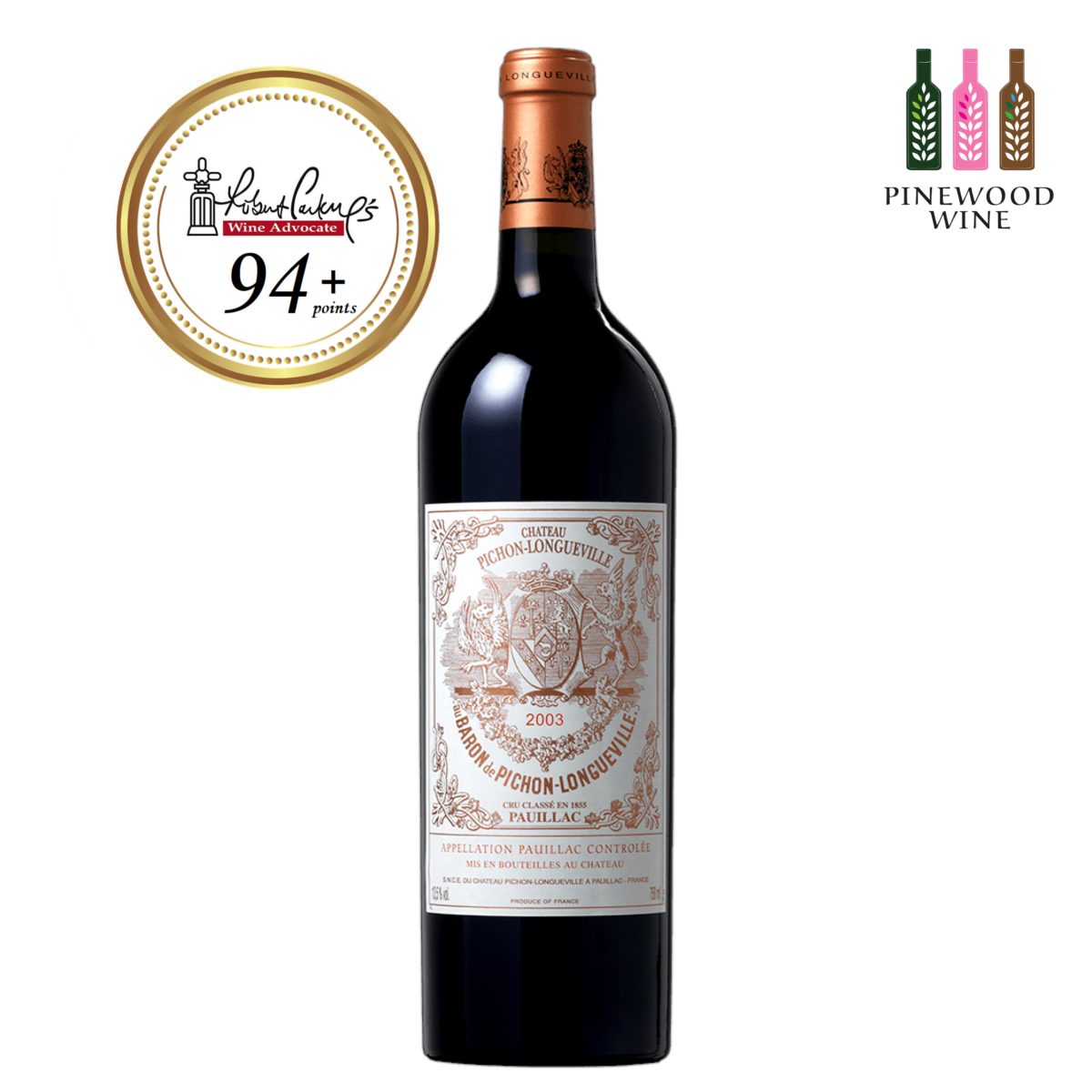 Pichon Baron, Pauillac 2eme Cru, 2003, 750ml