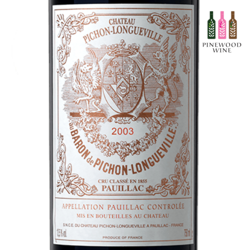 Pichon Baron, Pauillac 2eme Cru, 2003, 750ml