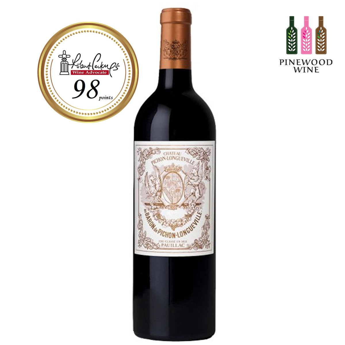 Pichon Longueville Baron, Pauillac 2eme Cru, 2015, 750ml