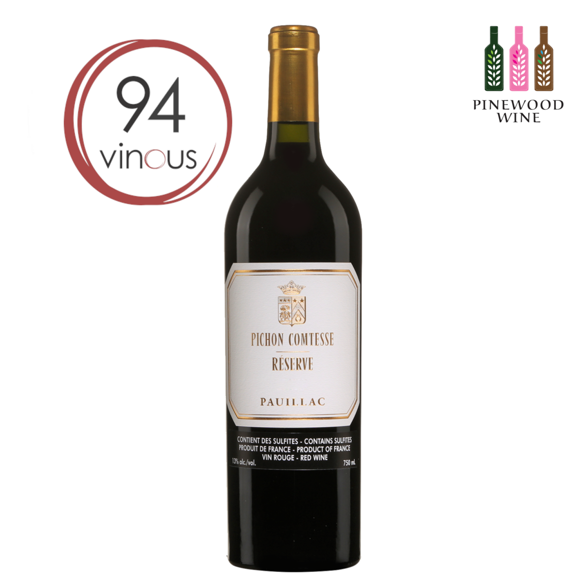 Reserve de la Comtesse, Pichon Lalande Pauillac 2nd Wine, 2019, 750ml