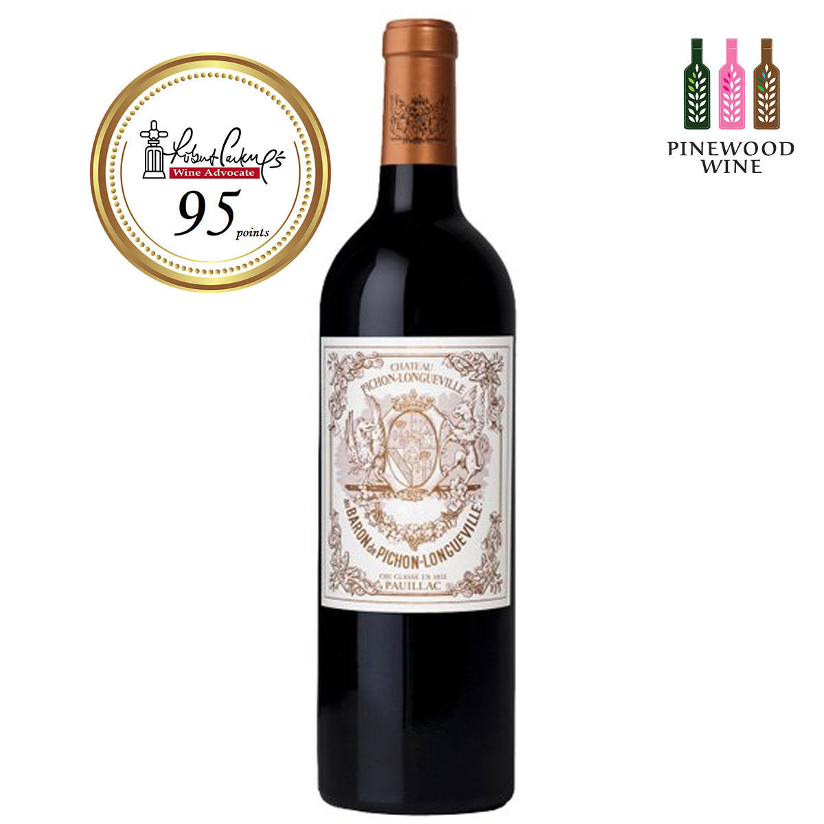 Pichon Longueville Baron Pauillac 2eme Cru 2008 (OWC) 750ml - Pinewood Wine