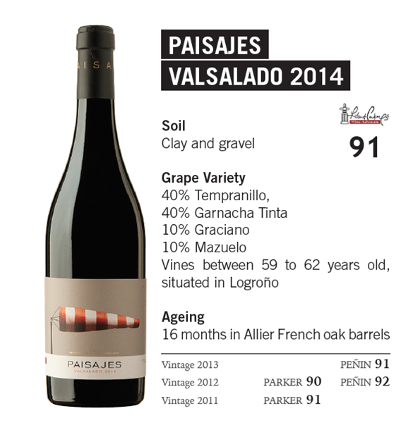Paisajes - Valsalado 2012, 750ml - Pinewood Wine