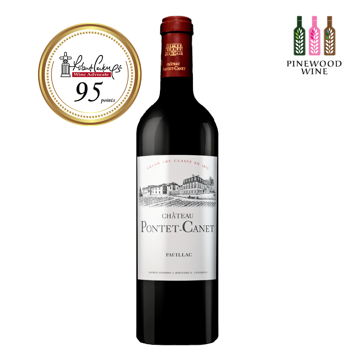 蓬泰卡內酒莊 (Chateau Pontet Canet)，波亞克 5eme 園級葡萄酒，2003 年，750 毫升