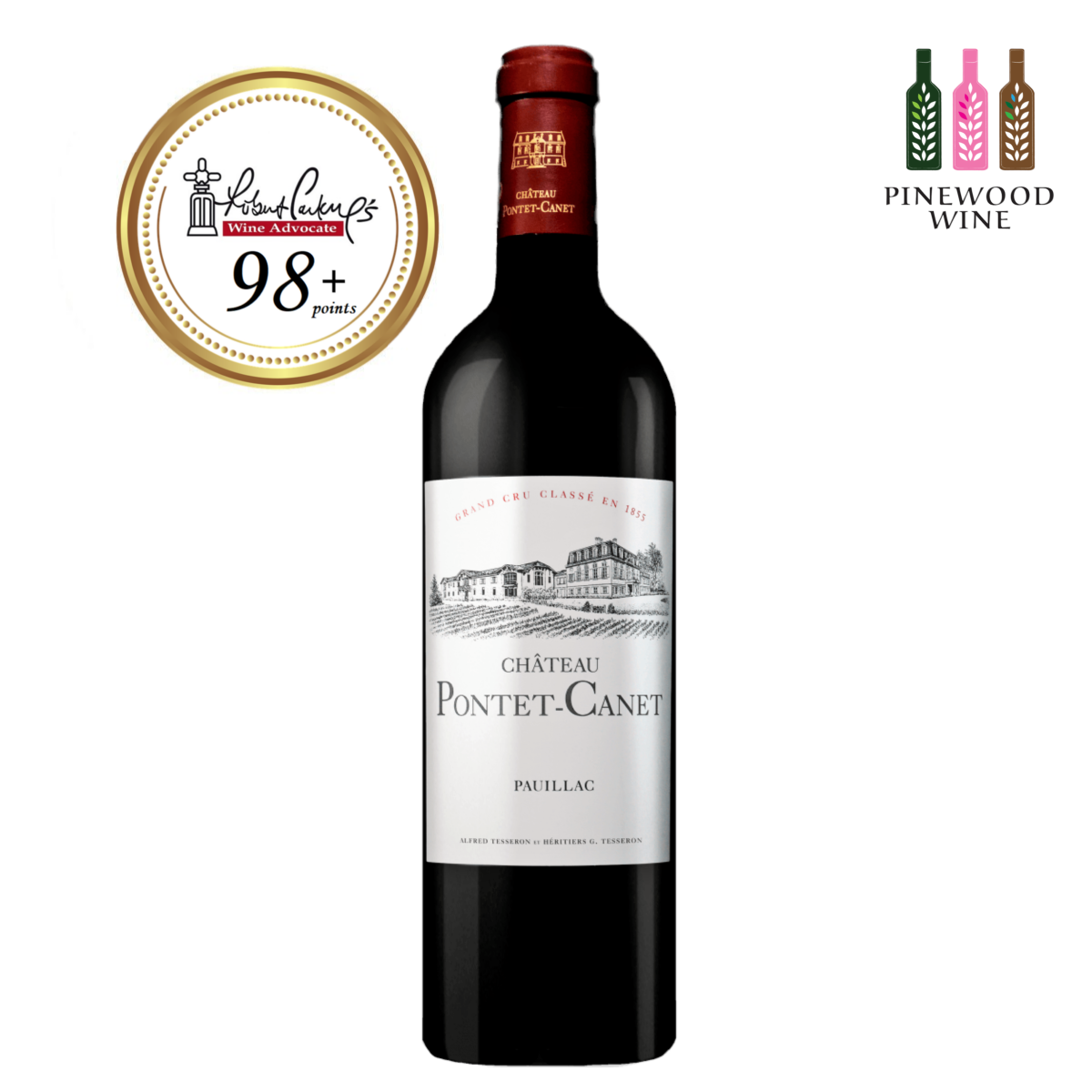 Pontet Canet, Pauillac 5eme Cru, 2008, 750ml - Pinewood Wine