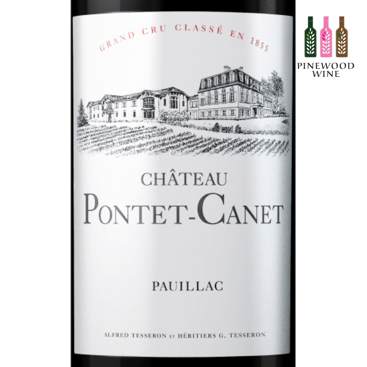 Pontet Canet, Pauillac 5eme Cru, 2007, 750ml - Pinewood Wine