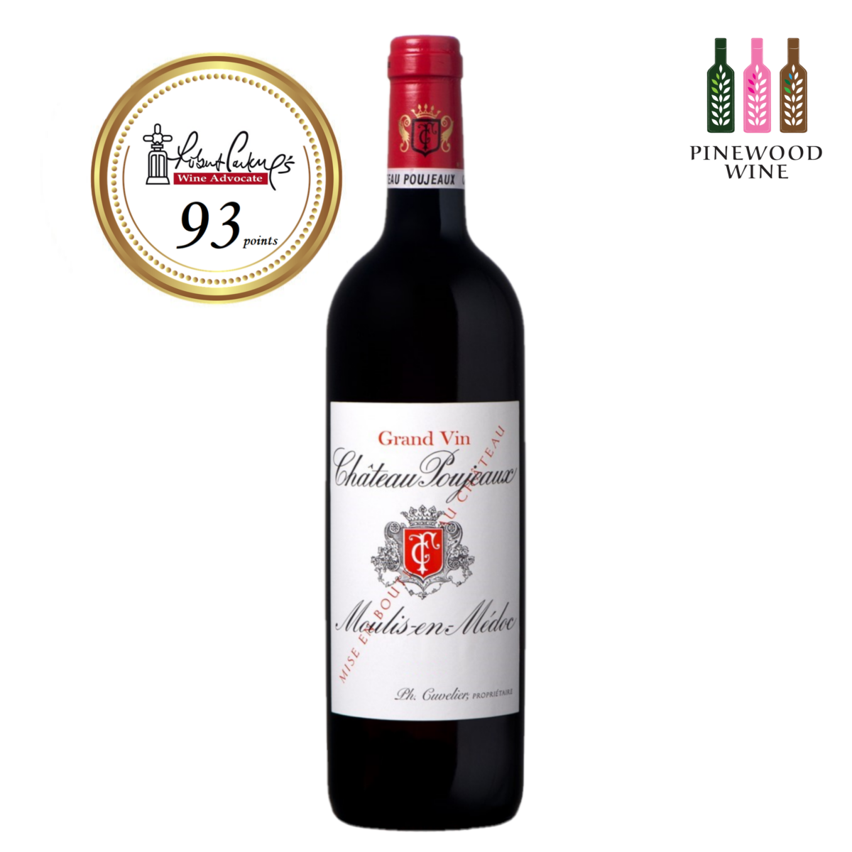 Chateau Poujeaux, Moulis en Medoc, 2009, 750ml