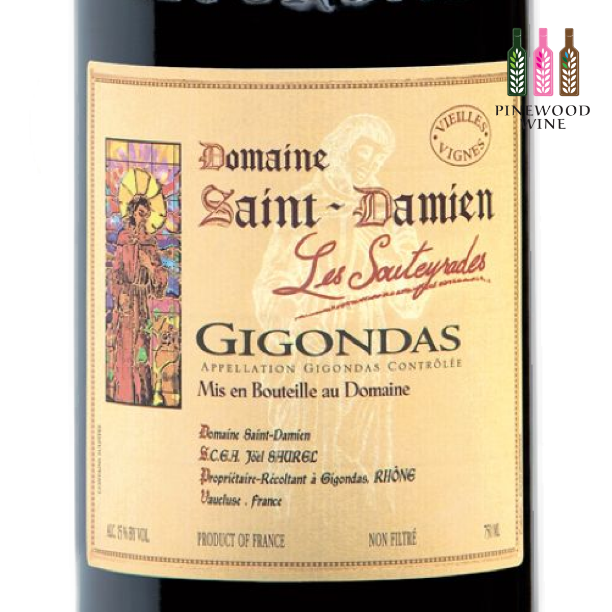 Saint Damien - Les Souteyrades, Gigondas, 2007, 750ml
