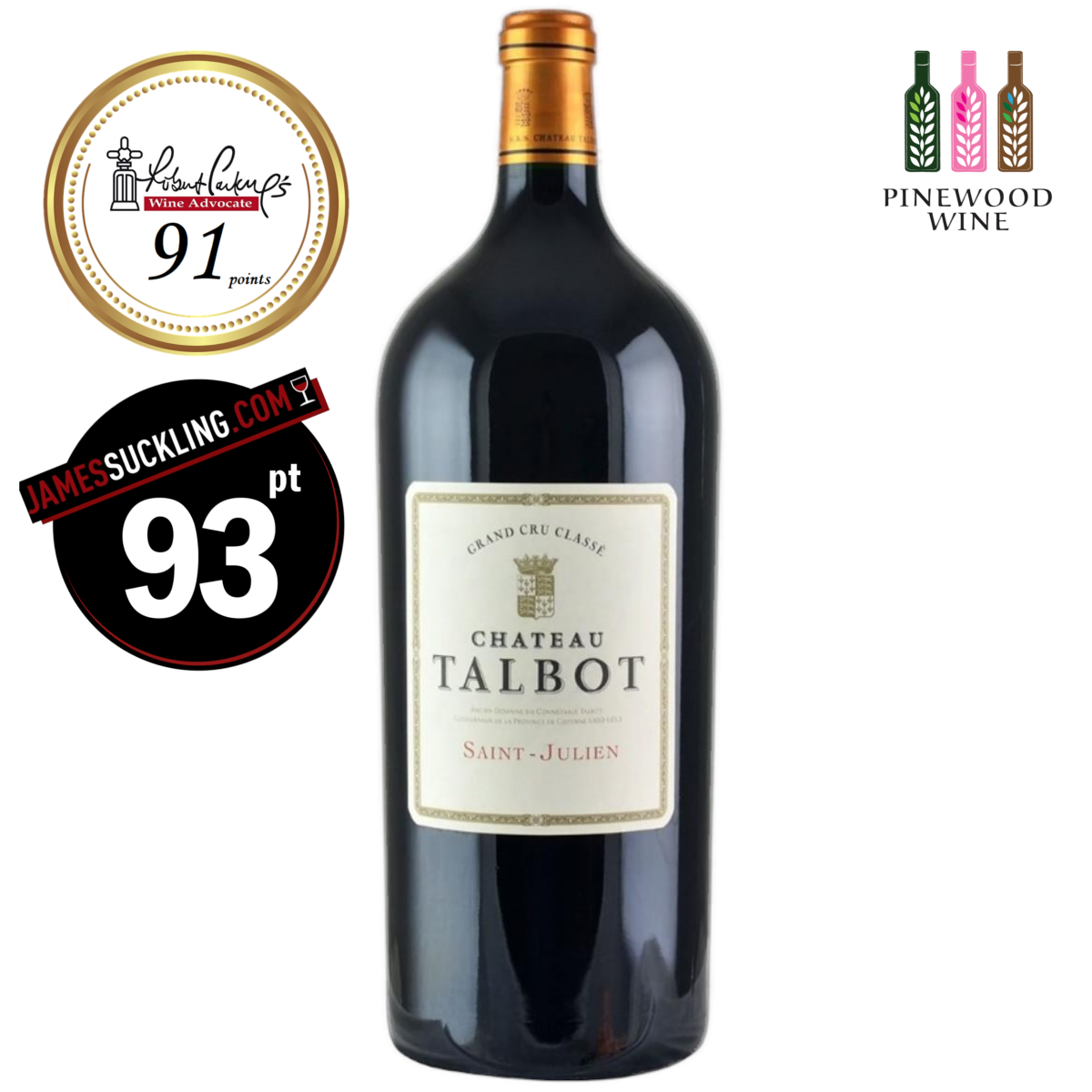 Chateau Talbot, St Julien Grand Cru, 2017 (Imperial 6L)