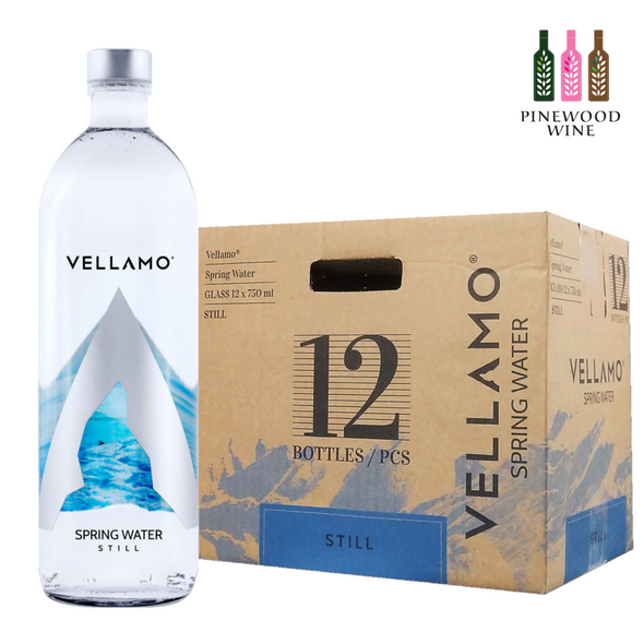 Vellamo Spring Water (Still), 750ml x 12 (Glass bottle)